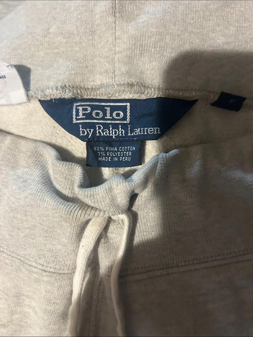 Polo by Ralph Lauren Light Heather Gray Athletic Drawstring Shorts